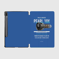 Thumbnail for PEARL 10X design on blue samsung tablet tablet case
