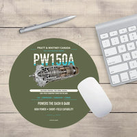 Thumbnail for PW150A design on green army round mouse pad