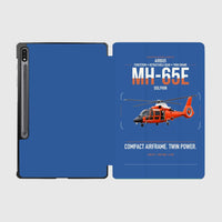 Thumbnail for Airbus MH-65E Dolphin design on blue samsung tablet tablet case