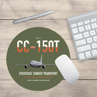 Thumbnail for Airbus CC-150T Polaris design on green army round mouse pad