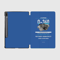 Thumbnail for O-360 design on blue samsung tablet tablet case
