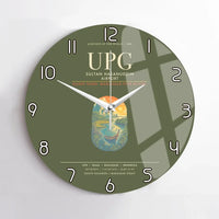 Thumbnail for Sultan Hasanuddin Airport UPG Wall-Clock No-Frame - Green Army