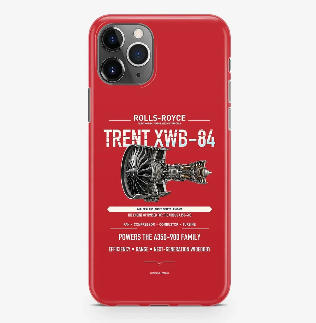 TRENT XWB-84 Case ProMax design on red iphone case promax