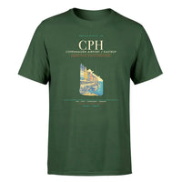 Thumbnail for Copenhagen Airport (CPH) Premium T-Shirt Dark Green