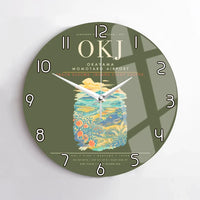 Thumbnail for Okayama Momotaro Airport OKJ Wall-Clock No-Frame - Green Army