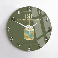 Thumbnail for Long Island MacArthur Airport ISP Wall-Clock No-Frame - Green Army