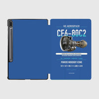 Thumbnail for CF6-80C2 design on blue samsung tablet tablet case