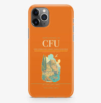 Thumbnail for Corfu Airport (CFU) design on orange iPhone 16 Pro MagSafe case