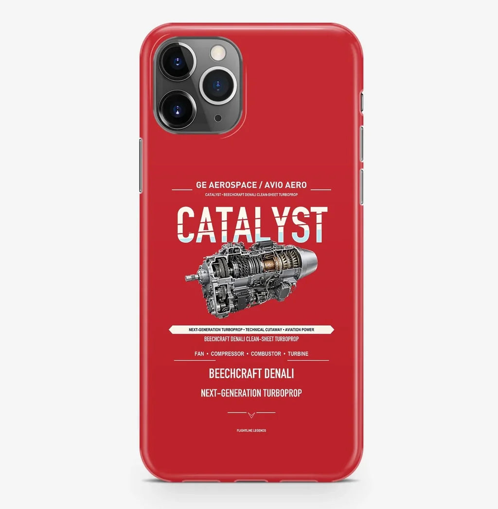 CATALYST Case ProMax design on red iphone case promax