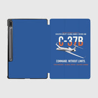 Thumbnail for C-37B Global Command Link design on blue samsung tablet tablet case