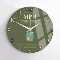 Thumbnail for Godofredo P. Ramos Airport Boracay Caticlan MPH Wall-Clock No-Frame - Green Army