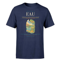 Thumbnail for Chippewa Valley Regional Airport (EAU) T-Shirt single-side front print in Navy Blue | chippewa-valley-regional-airport-eau-double-side-t-shirt