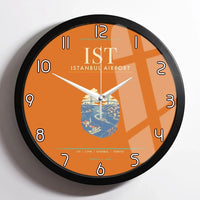 Thumbnail for Istanbul Airport IST Wall-Clock Framed - Orange
