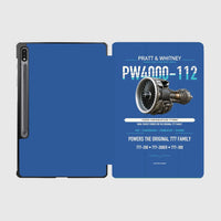 Thumbnail for PW4000-112 design on blue samsung tablet tablet case