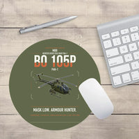 Thumbnail for MBB BO 105P PAH-1 design on green army round mouse pad