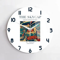 Thumbnail for VINTAGE G4101 - The Skycap - Designed Wall Clocks design on white no-frame