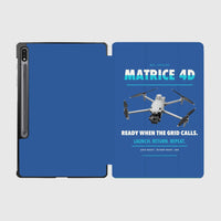 Thumbnail for DJI Matrice 4D design on blue samsung tablet tablet case