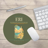 Thumbnail for Erie International Airport (Tom Ridge Field) (ERI) design on green army round mouse pad