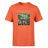 Thumbnail for VINTAGE G4130 - The Winter Games Lift - Premium T-Shirt design on orange premium t shirt