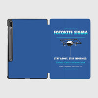 Thumbnail for Fotokite Sigma design on blue samsung tablet tablet case