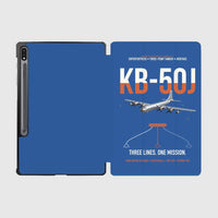 Thumbnail for KB-50J Superfortress design on blue samsung tablet tablet case