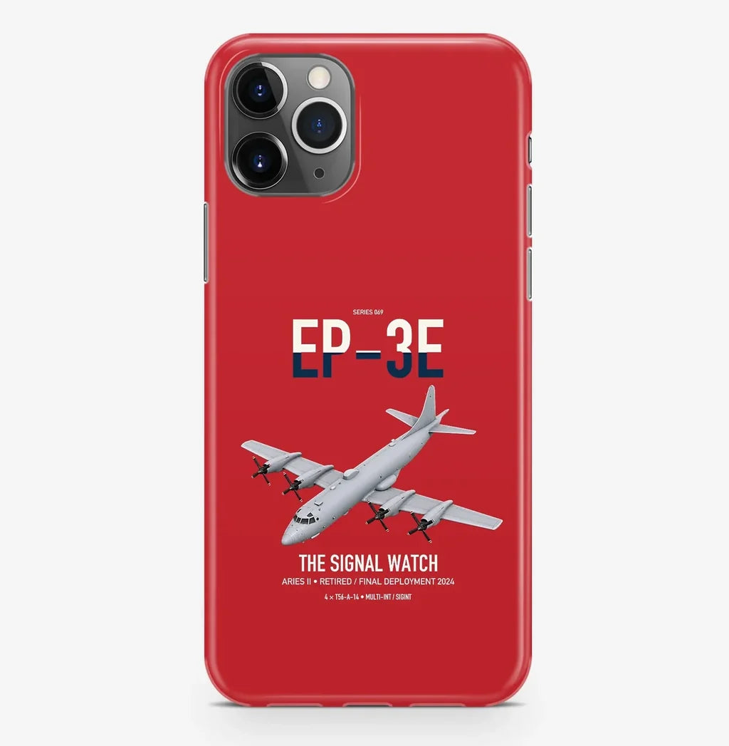 EP-3E ARIES II design on red magsafe iphone case, for iPhone Pro Max