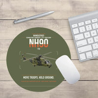 Thumbnail for NHIndustries NH90 TTH design on green army round mouse pad