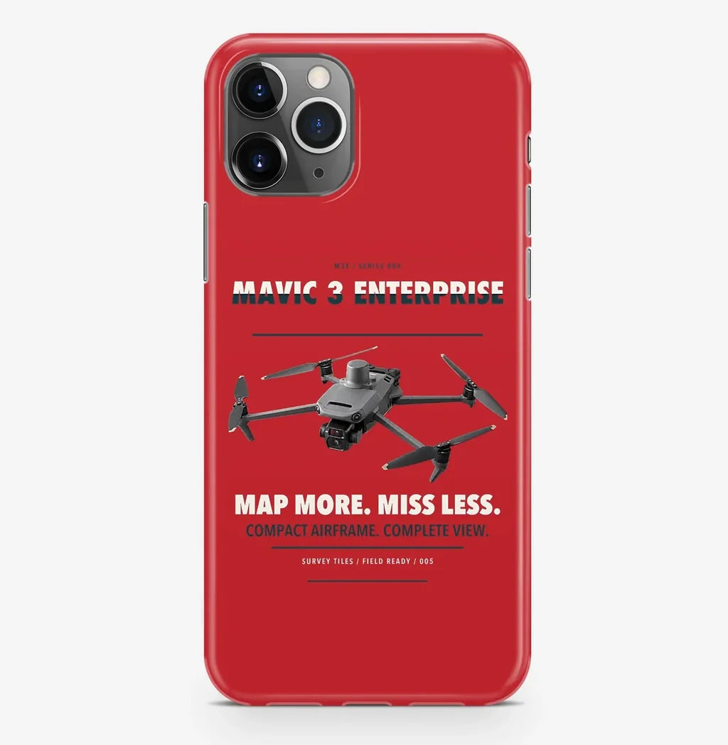 DJI Mavic 3 Enterprise Case ProMax design on red iphone case promax