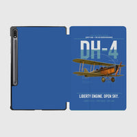 Thumbnail for Airco DH-4 Liberty Plane design on blue samsung tablet tablet case