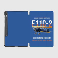 Thumbnail for F11C-2 Goshawk Dive from the High Hat design on blue samsung tablet tablet case