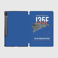 Thumbnail for Saab J 35F Draken design on blue samsung tablet tablet case