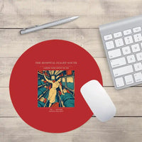 Thumbnail for VINTAGE G4515 - The Hospital Flight South - Designed Mouse Pads design on red round
