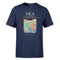 Thumbnail for Kamloops Airport (YKA) T-Shirt single-side front print in Navy Blue | kamloops-airport-yka-double-side-t-shirt