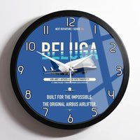 Thumbnail for Airbus A300-600ST BelugaST design on blue framed wall clock