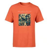 Thumbnail for VINTAGE G4440 - The Slipway Haul-Out - Premium T-Shirt design on orange premium t shirt