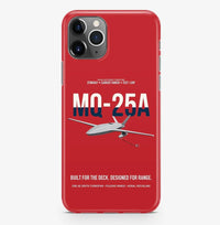 Thumbnail for MQ-25A STINGRAY design on red magsafe iphone case, for iPhone Pro Max