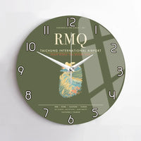 Thumbnail for Taichung International Airport RMQ Wall-Clock No-Frame - Green Army