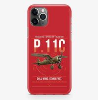 Thumbnail for PZL P.11c design on red magsafe iphone case, for iPhone Pro Max