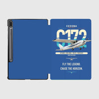 Thumbnail for Cessna 172 Skyhawk design on blue samsung tablet tablet case