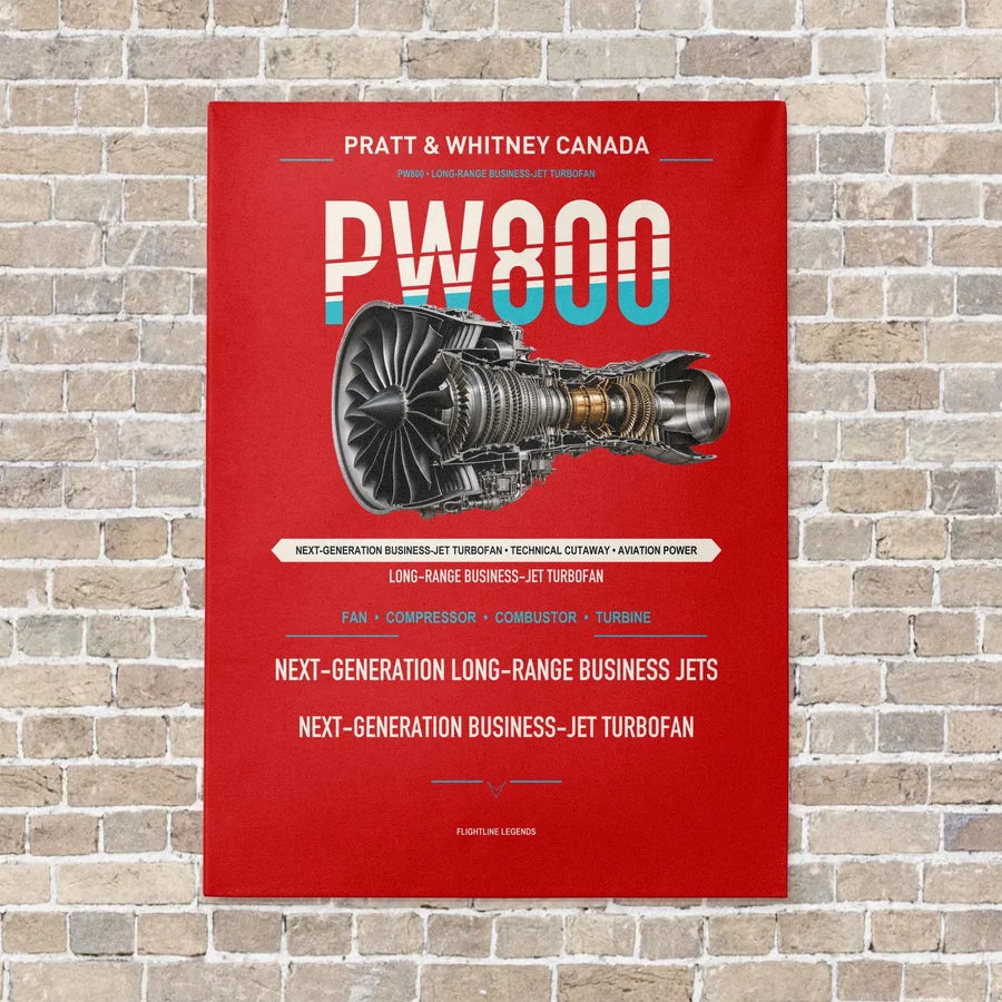 PW800 vertical canvas print - no frame - red background