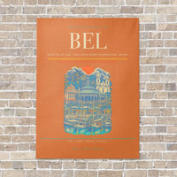 Thumbnail for Belem Val de Cans - Julio Cezar Ribeiro International Airport BEL - Canvas No Frame - Orange