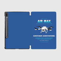 Thumbnail for Percepto Air Max design on blue samsung tablet tablet case