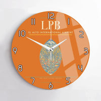 Thumbnail for El Alto International Airport LPB Wall-Clock No-Frame - Orange
