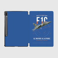 Thumbnail for Dassault Mirage F1C design on blue samsung tablet tablet case