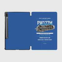 Thumbnail for PW127M design on blue samsung tablet tablet case