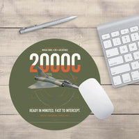 Thumbnail for Dassault Mirage 2000C RDI design on green army round mouse pad
