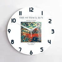 Thumbnail for VINTAGE G4022 - The Outback Run - Designed Wall Clocks design on white no-frame