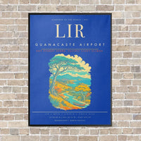 Thumbnail for Guanacaste Airport LIR - Canvas Framed - Blue