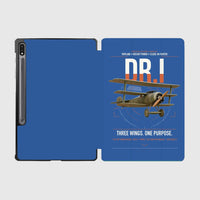 Thumbnail for Fokker Dr.I design on blue samsung tablet tablet case