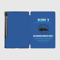 Thumbnail for Flyability Elios 3 design on blue samsung tablet tablet case